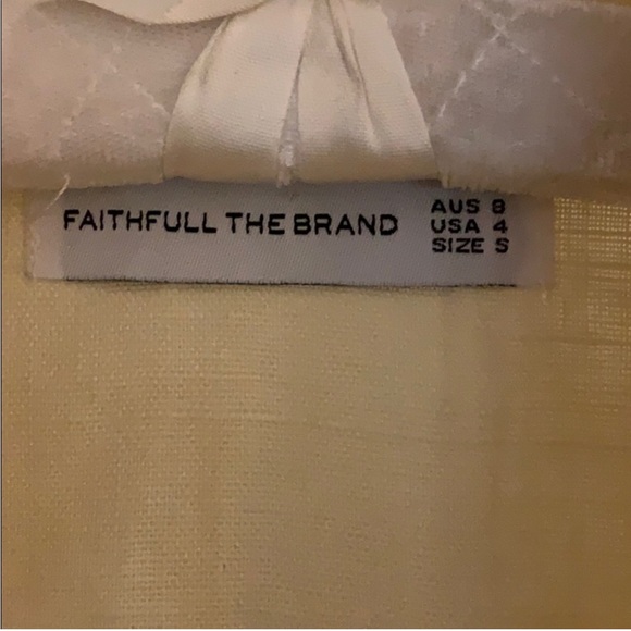 Faithfull the Brand Linen cropped short sleeve linen shirt - Picture 3 of 3